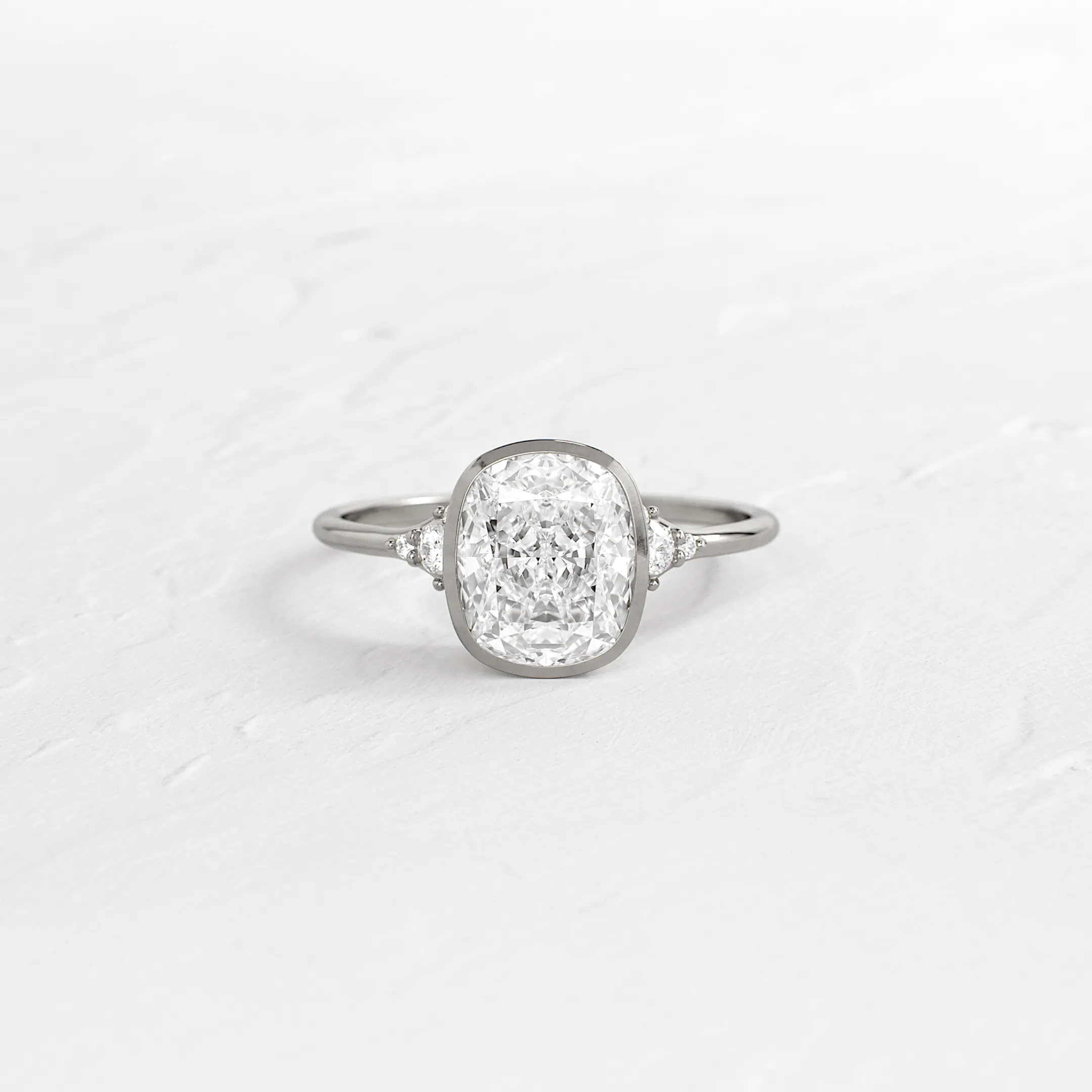 Evenfall Ring, Cushion Cut