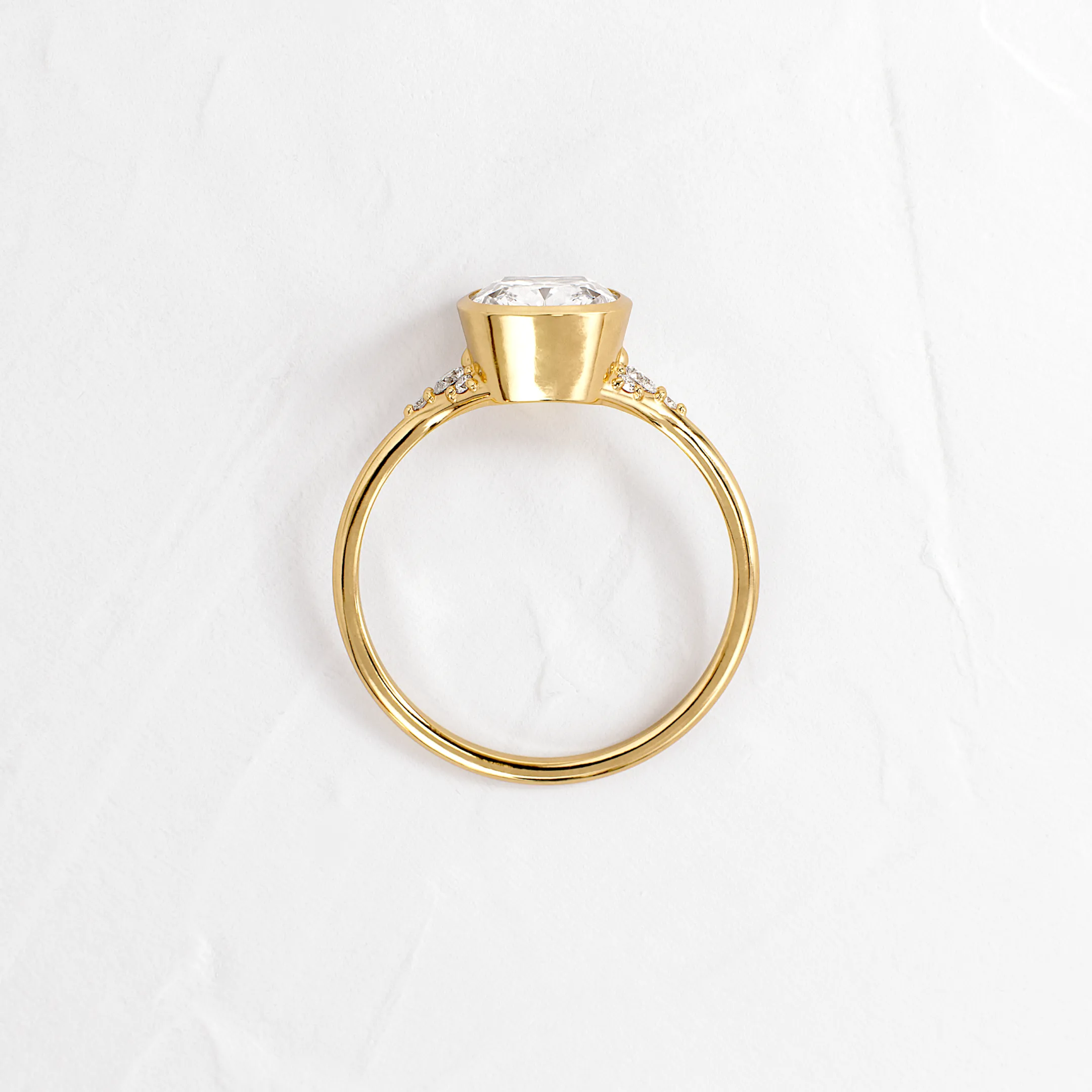 Evenfall Ring, Cushion Cut