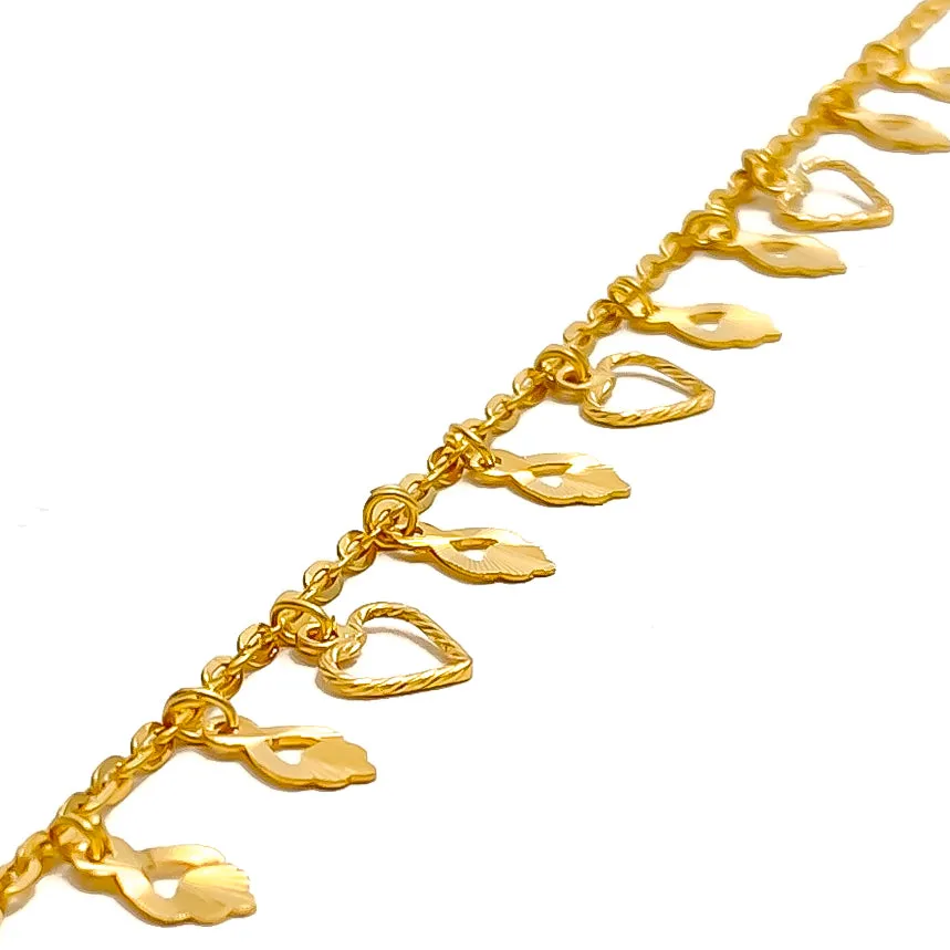 Everyday Sleek 22K Gold Charm Bracelet