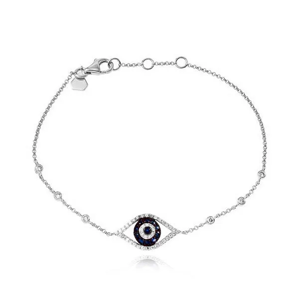 Evil Eye Bezel Bracelet