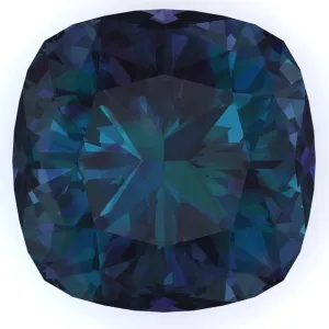 FAB Lab-Grown Cushion Alexandrite Stone Size