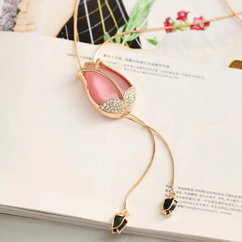 Fashion Elegant Simulated Pearl Choker Necklaces For Women Silver Color Chain Long Necklace Pendant Jewelry Accessories