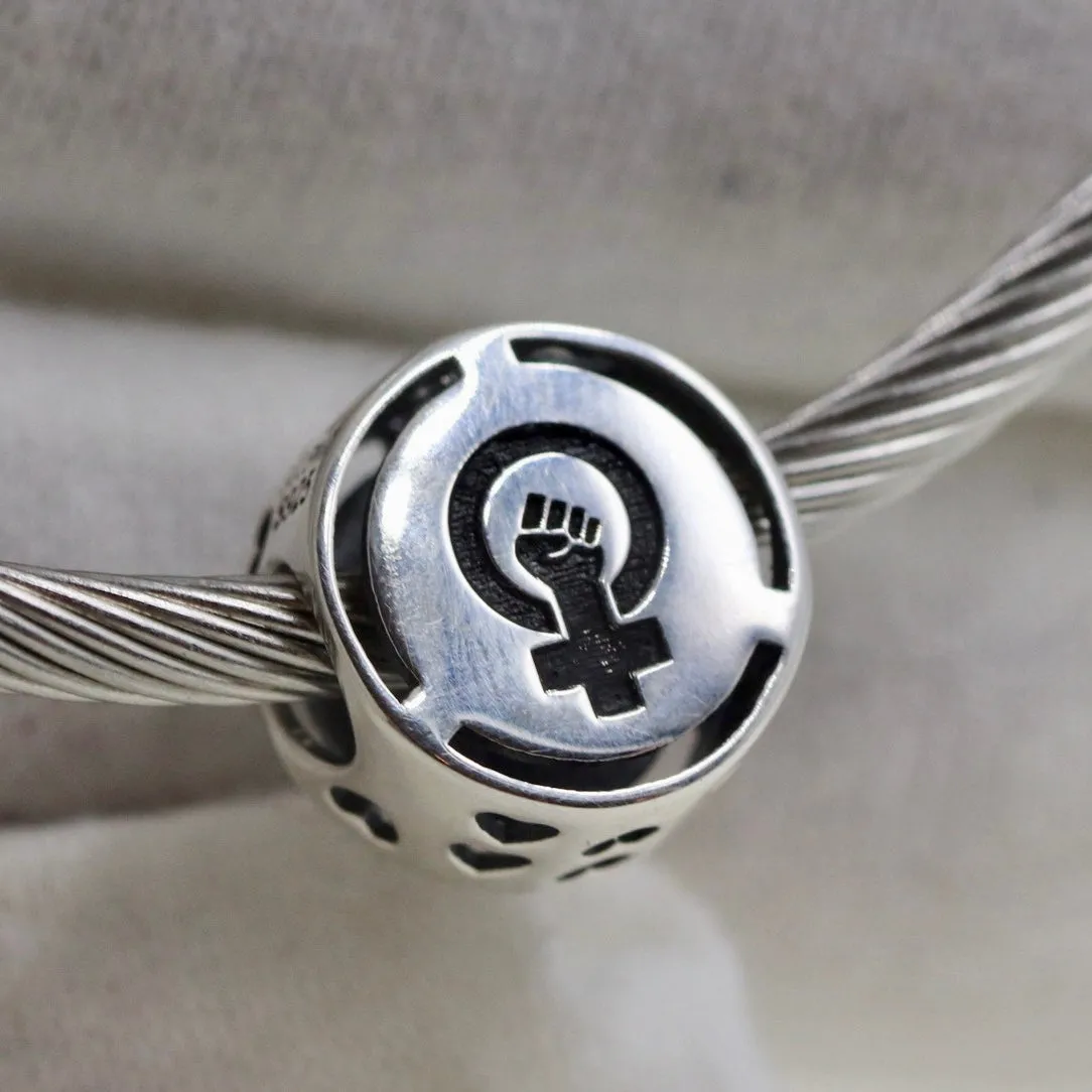 Female Symbol Feminist Power Bead Charm