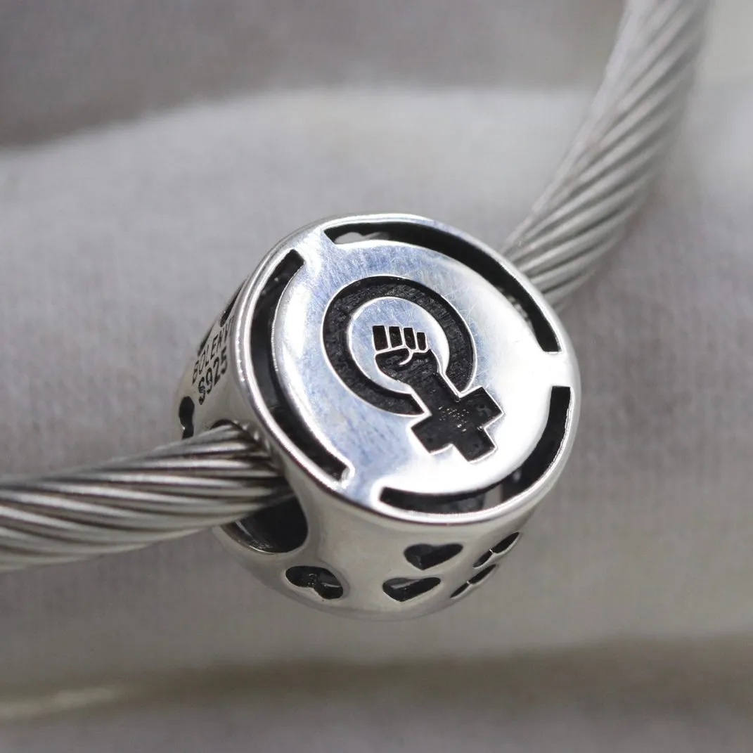 Female Symbol Feminist Power Bead Charm