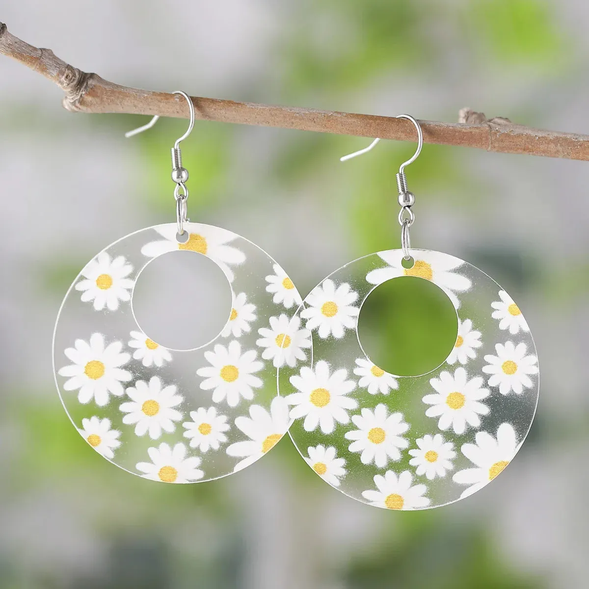 Flower Daisy Clavicle Chain Necklace for Women Girls Korean Style Sweet Short Choker Statement Wedding Bridal Jewelry Neck Chain
