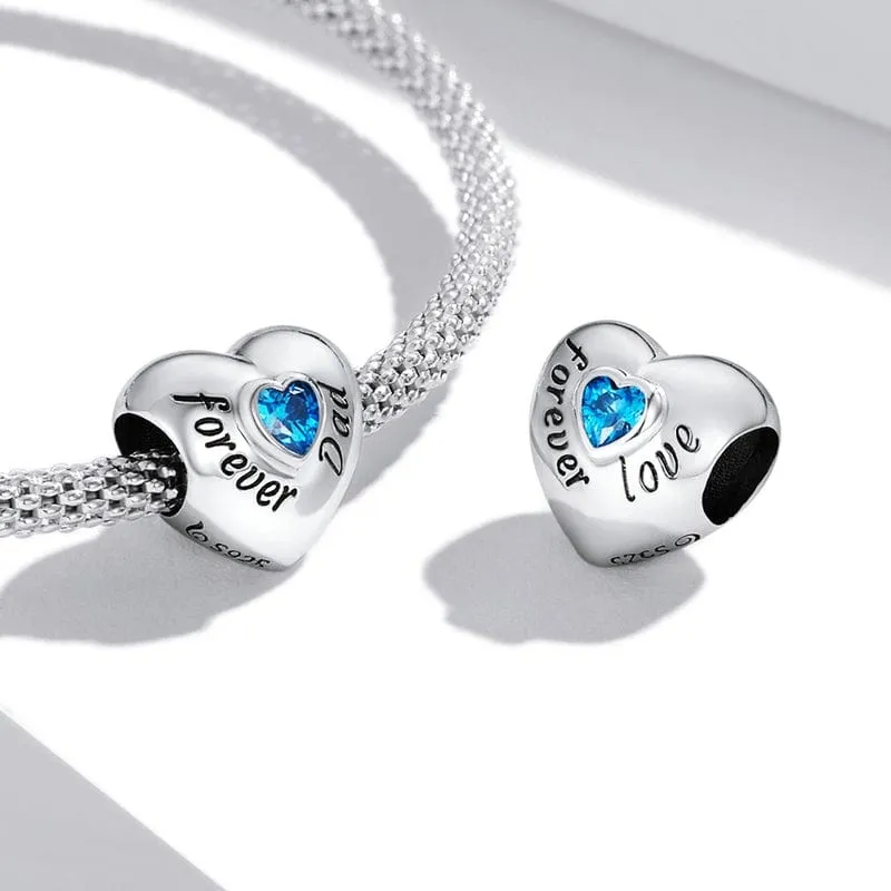 Forever Dad Heart Charm