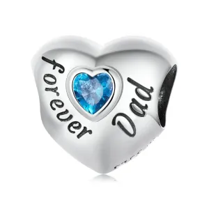 Forever Dad Heart Charm