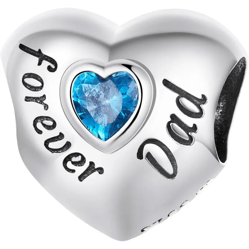 Forever Dad Heart Charm