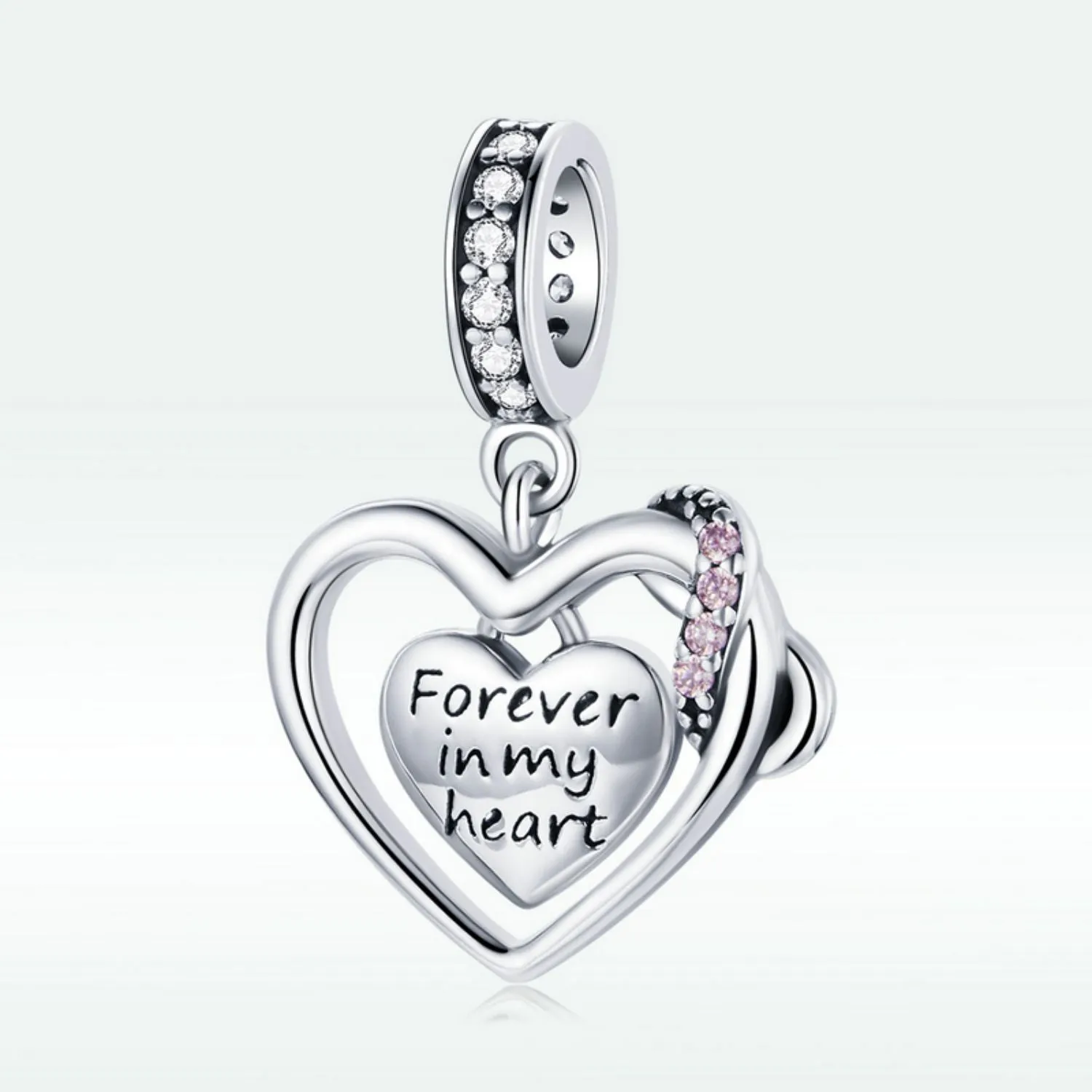 Forever Heart Pendant Charm
