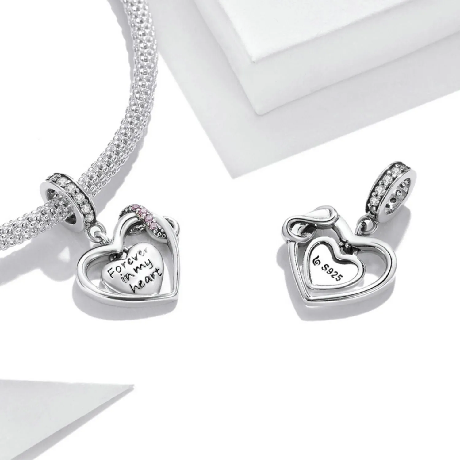 Forever Heart Pendant Charm