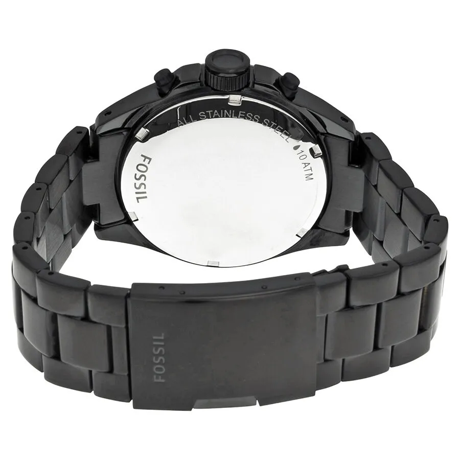 Fossil Chronograph Black Ion-plated Men's Watch CH2601
