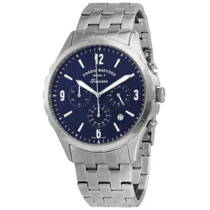 Fossil Forrester Chronograph Quartz Blue Dial Men's Watch FS5605