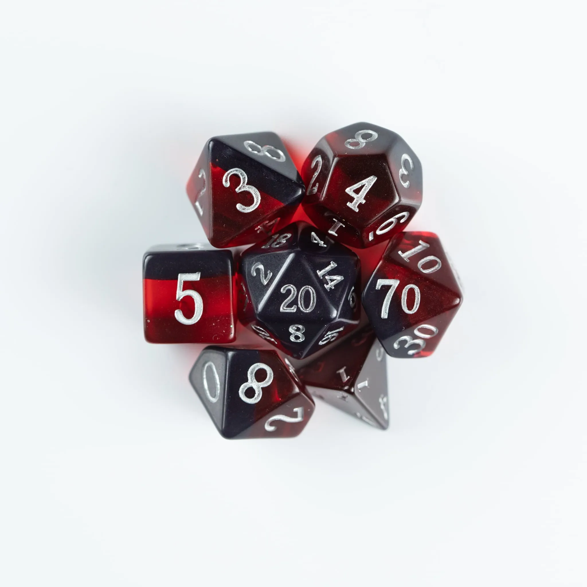 Garnet Birthday – 7 Piece Dice Set