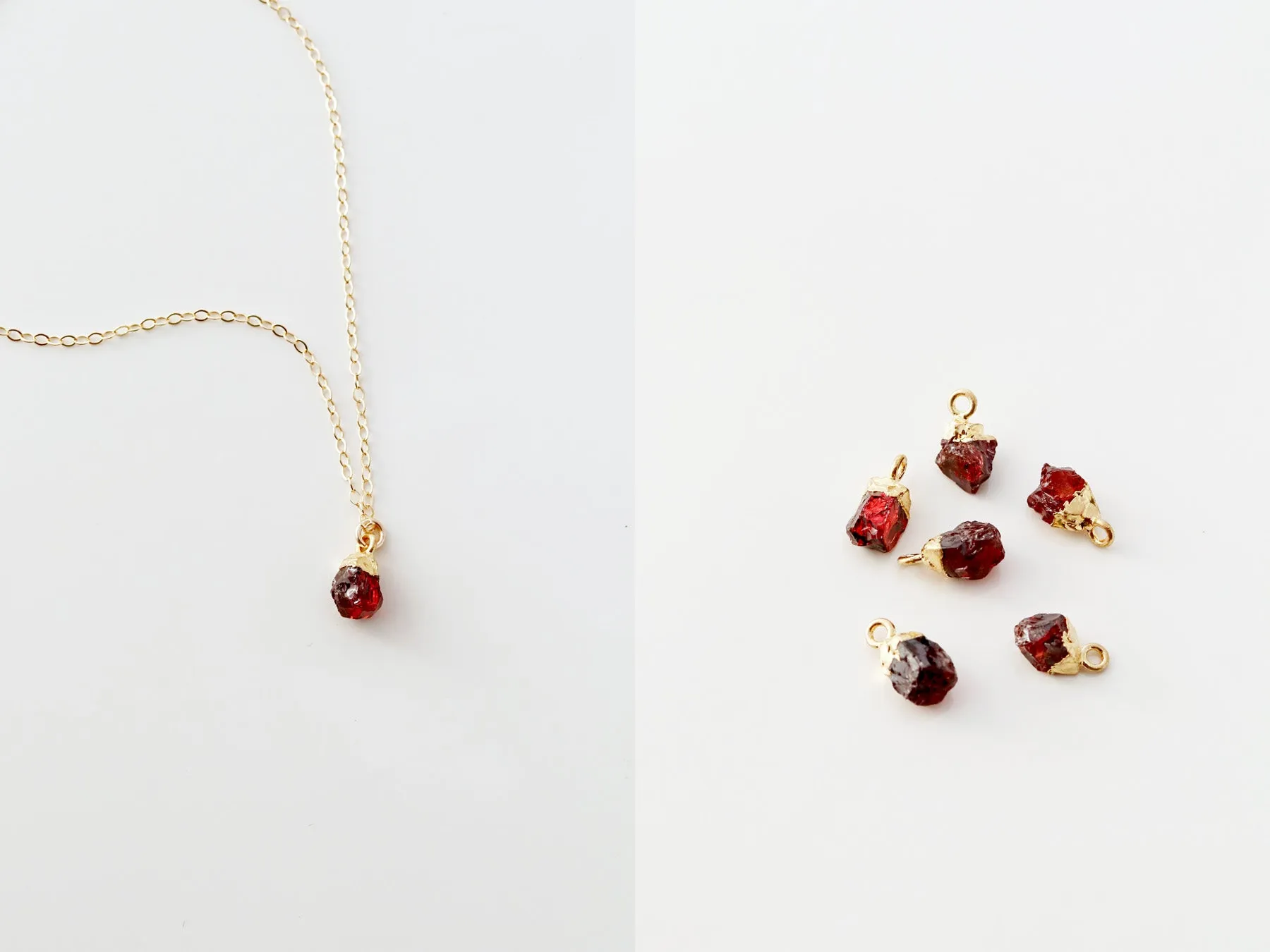 Gemstone Drop Necklace