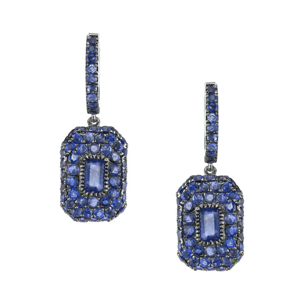 Gemstone Essential Baguette Drop Earrings