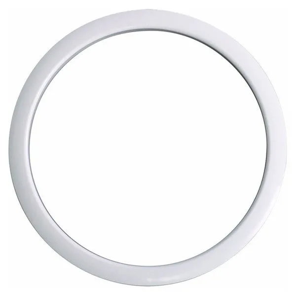 Gibraltar White Bass Drum Port Hole Protector 6"