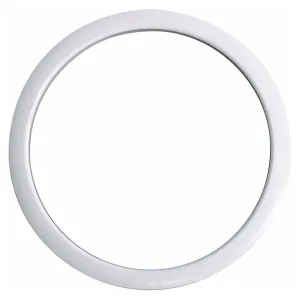 Gibraltar White Bass Drum Port Hole Protector 6"