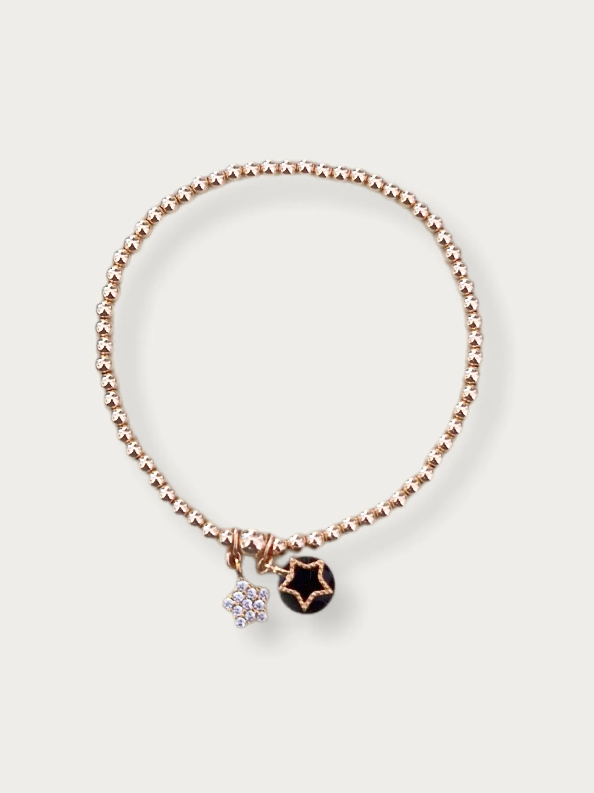 Gold Bobble Bracelet - 'Starry Night'