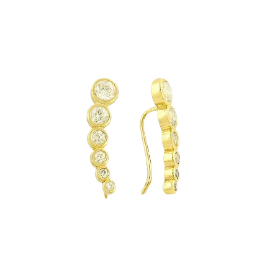 GOLD Climber Earrings