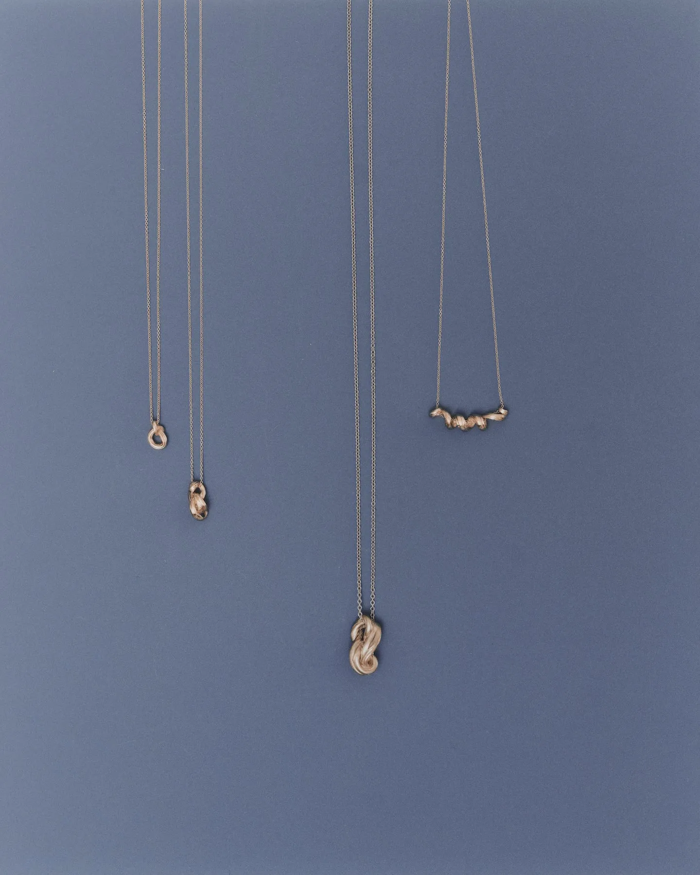 Gold Corkscrew Pendant