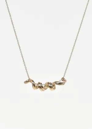 Gold Corkscrew Pendant