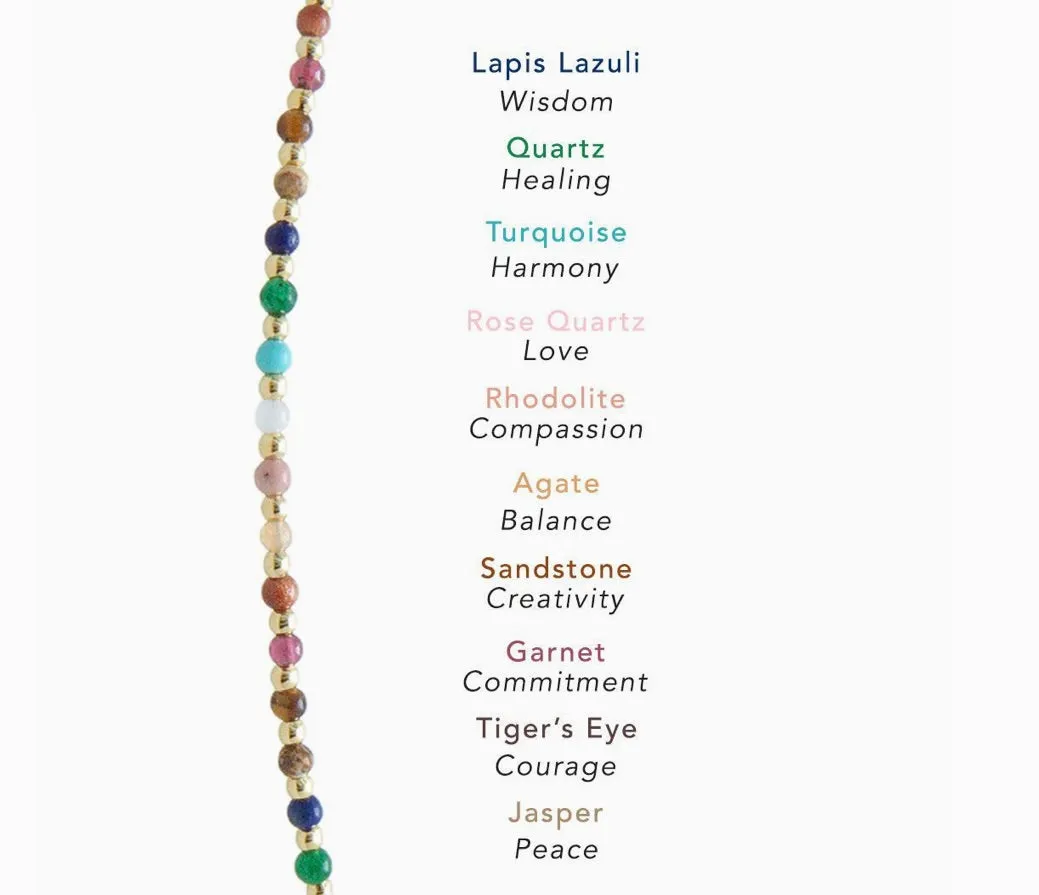 Gold Master Healer Healing 2mm Necklace