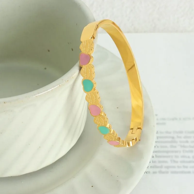 Gold/Silver Heart Bracelet