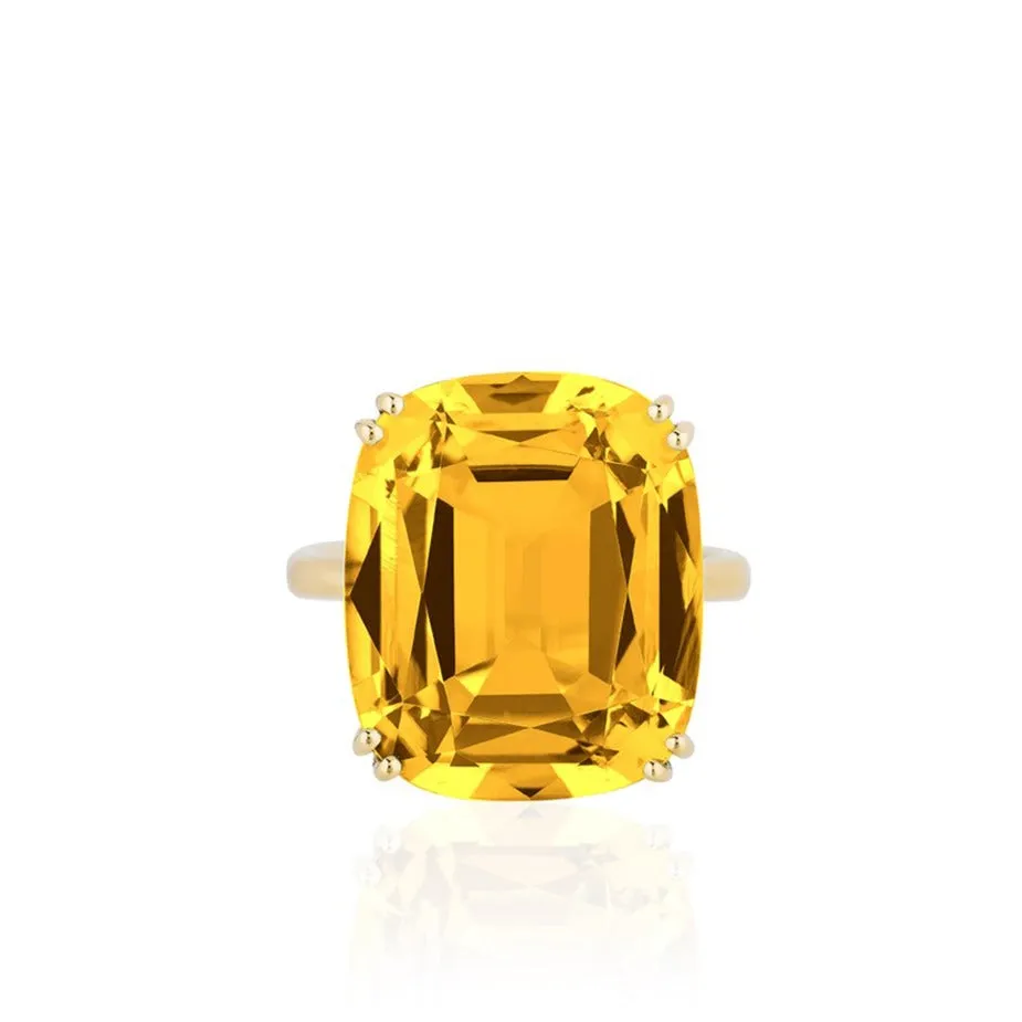 Gossip Jumbo Cushion Cut Ring