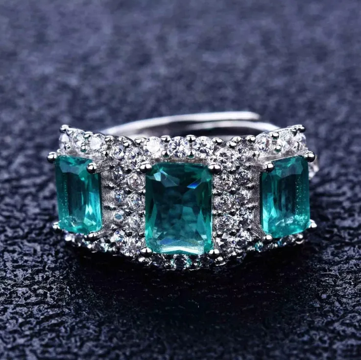 Green Diamond Engagement Rings | Green Diamond Ring | Womens Green Diamond Ring | Promise Ring | Womens Engagement Ring | Halo Ring