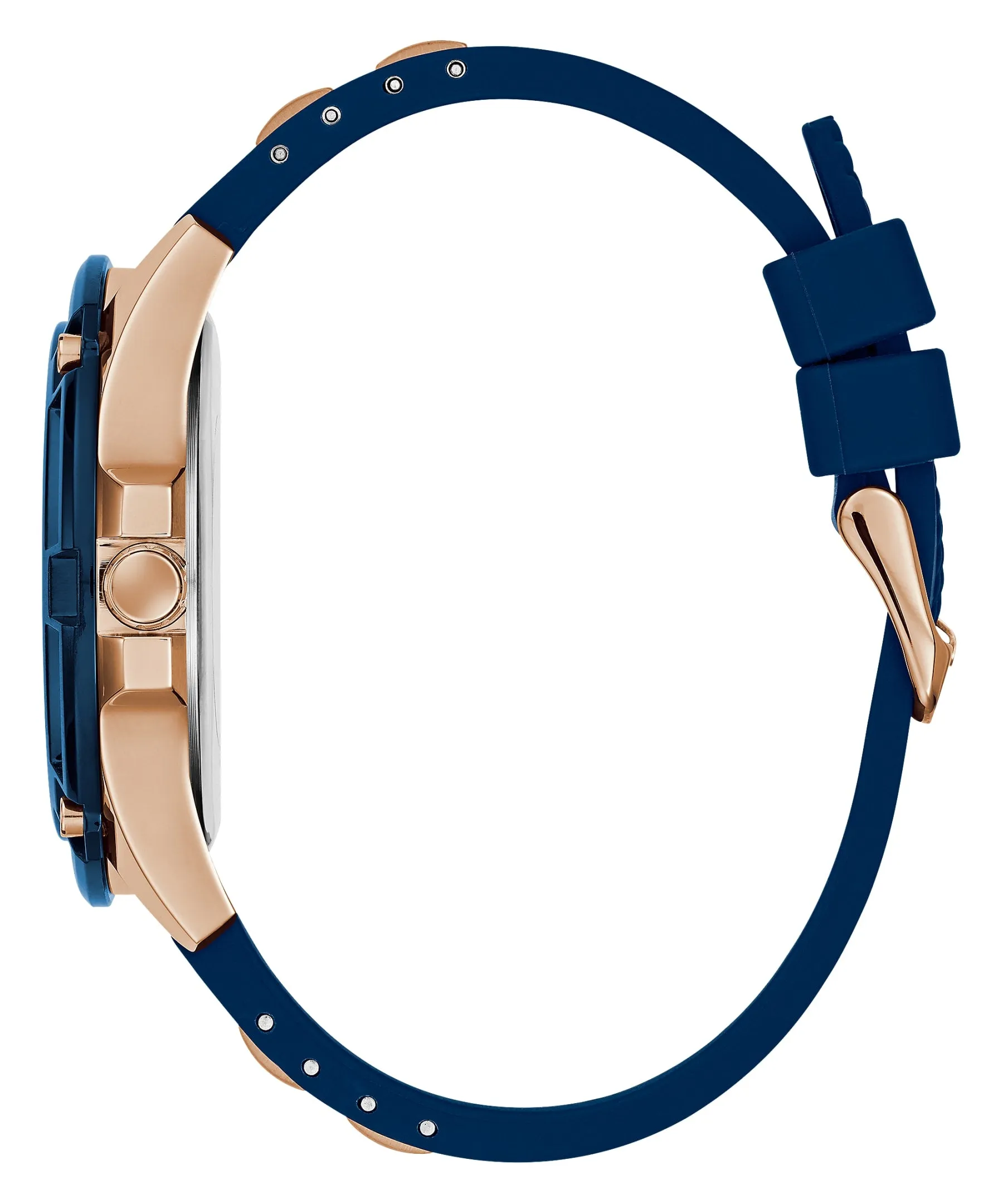 Guess Two-tone Blue Silicone Men's Watch GW0051G3