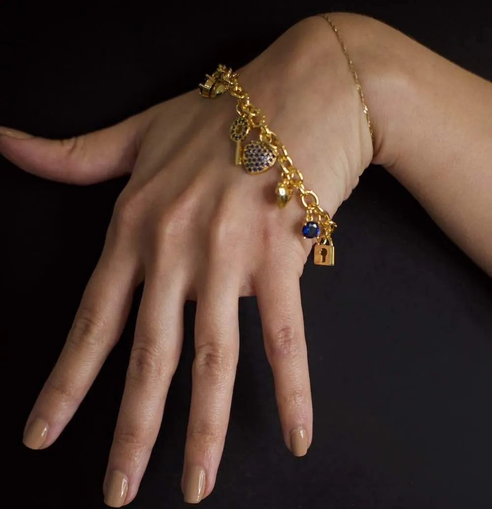 Heart Charm Bracelet