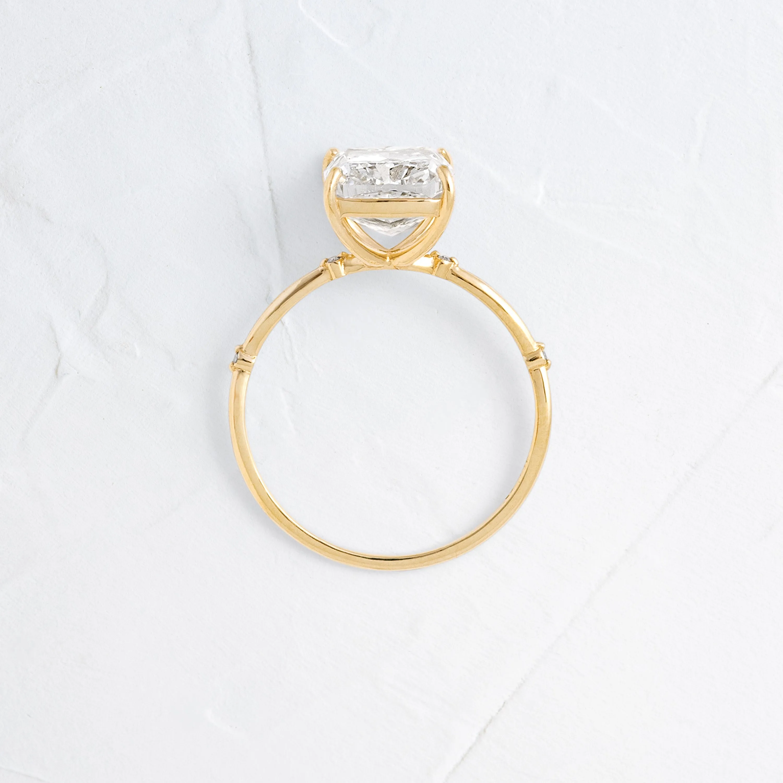 Hillside Ring, Cushion Cut