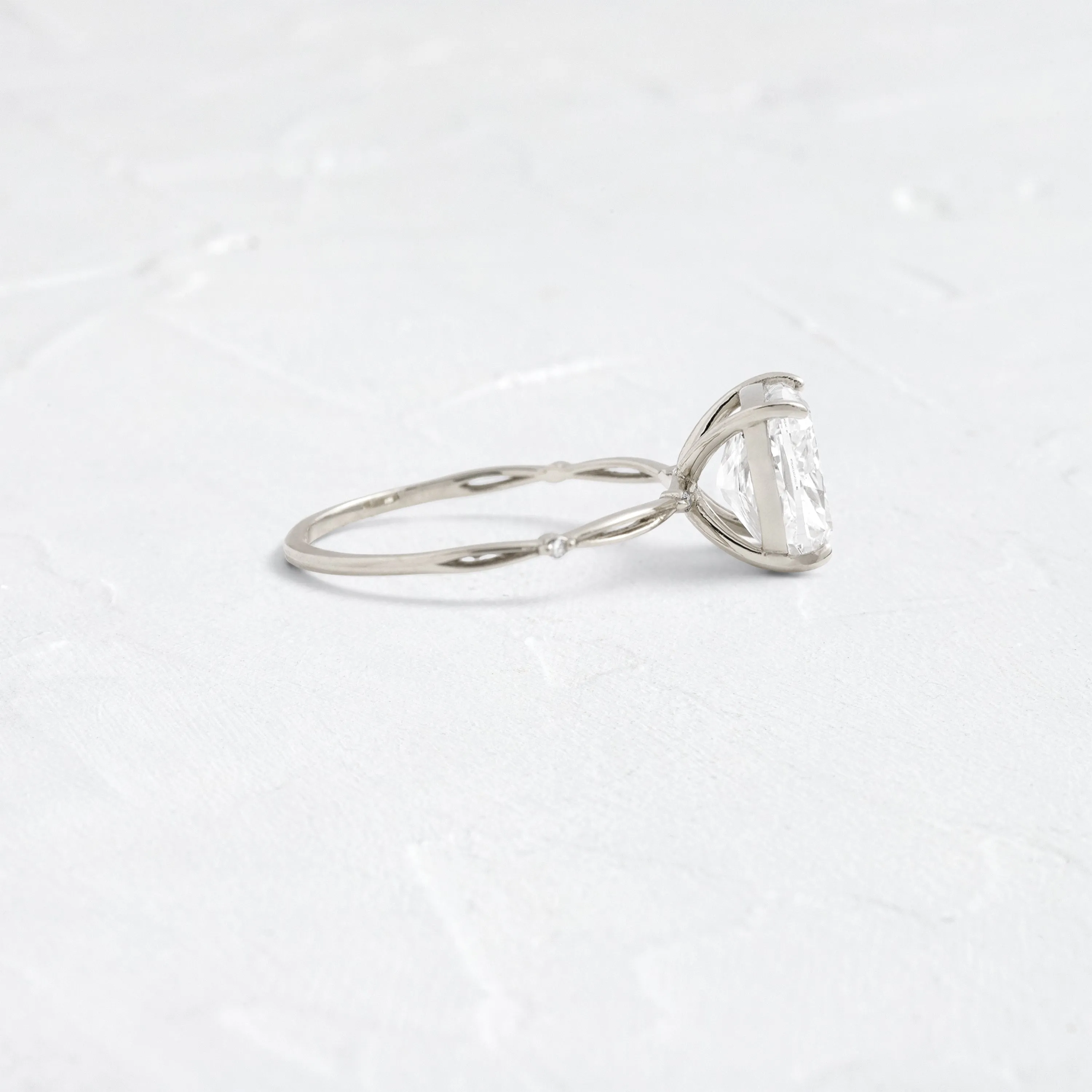 Hillside Ring, Cushion Cut