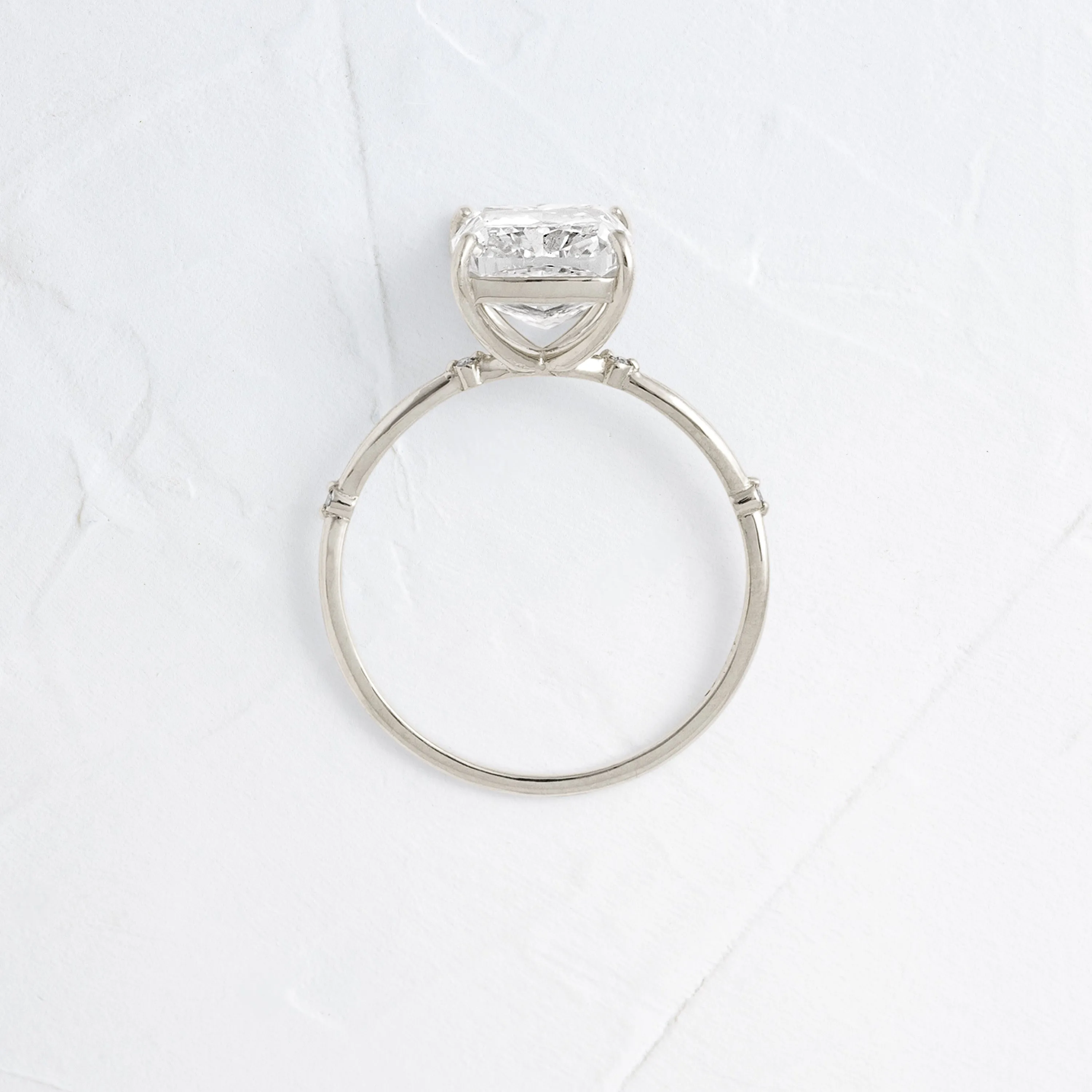 Hillside Ring, Cushion Cut