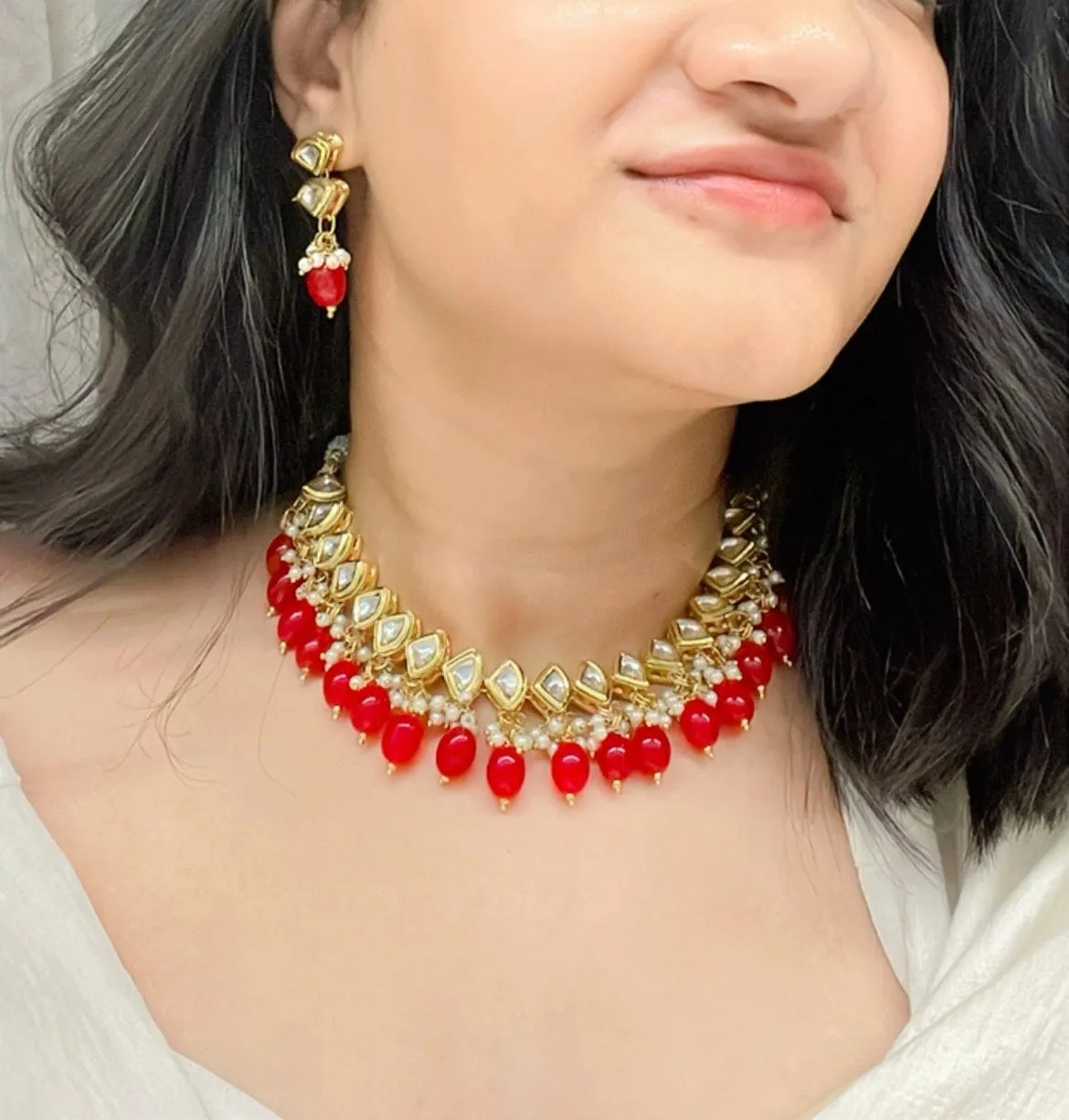 Hoor Kundan Necklace Set