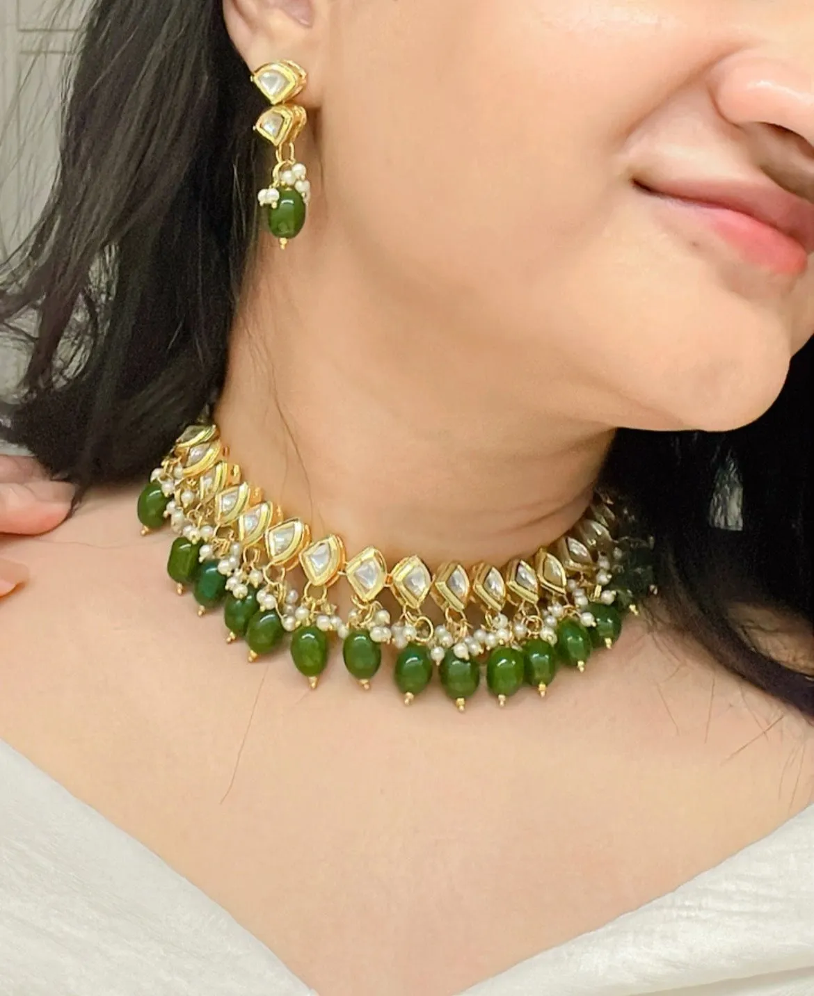 Hoor Kundan Necklace Set
