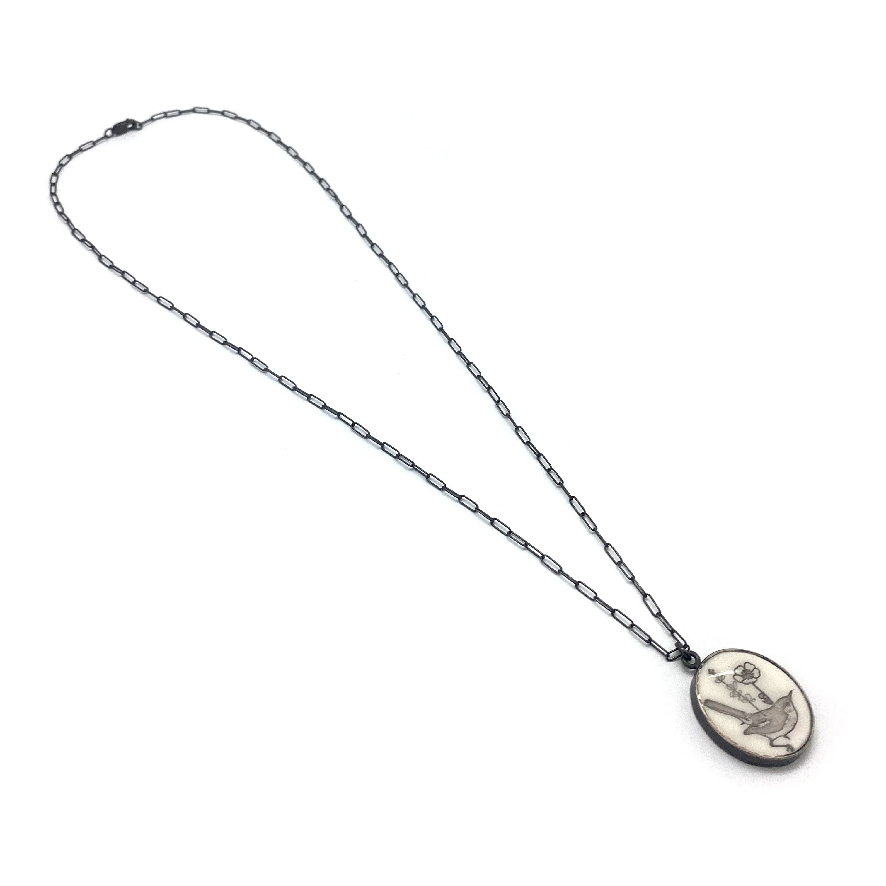 Howlite Bird Pendant