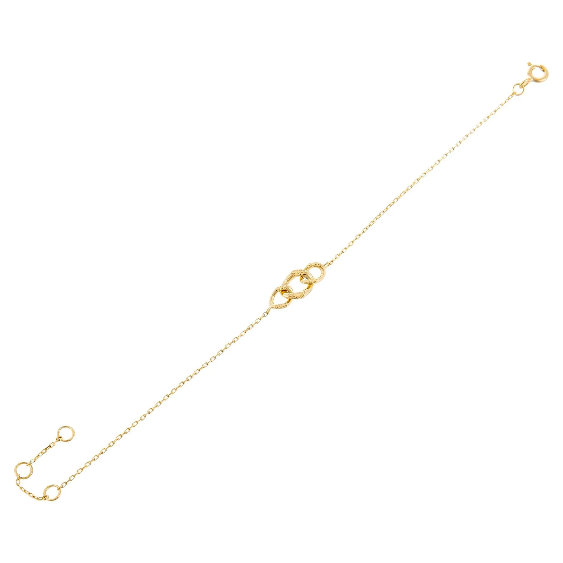 Interlocked Circle Bracelet