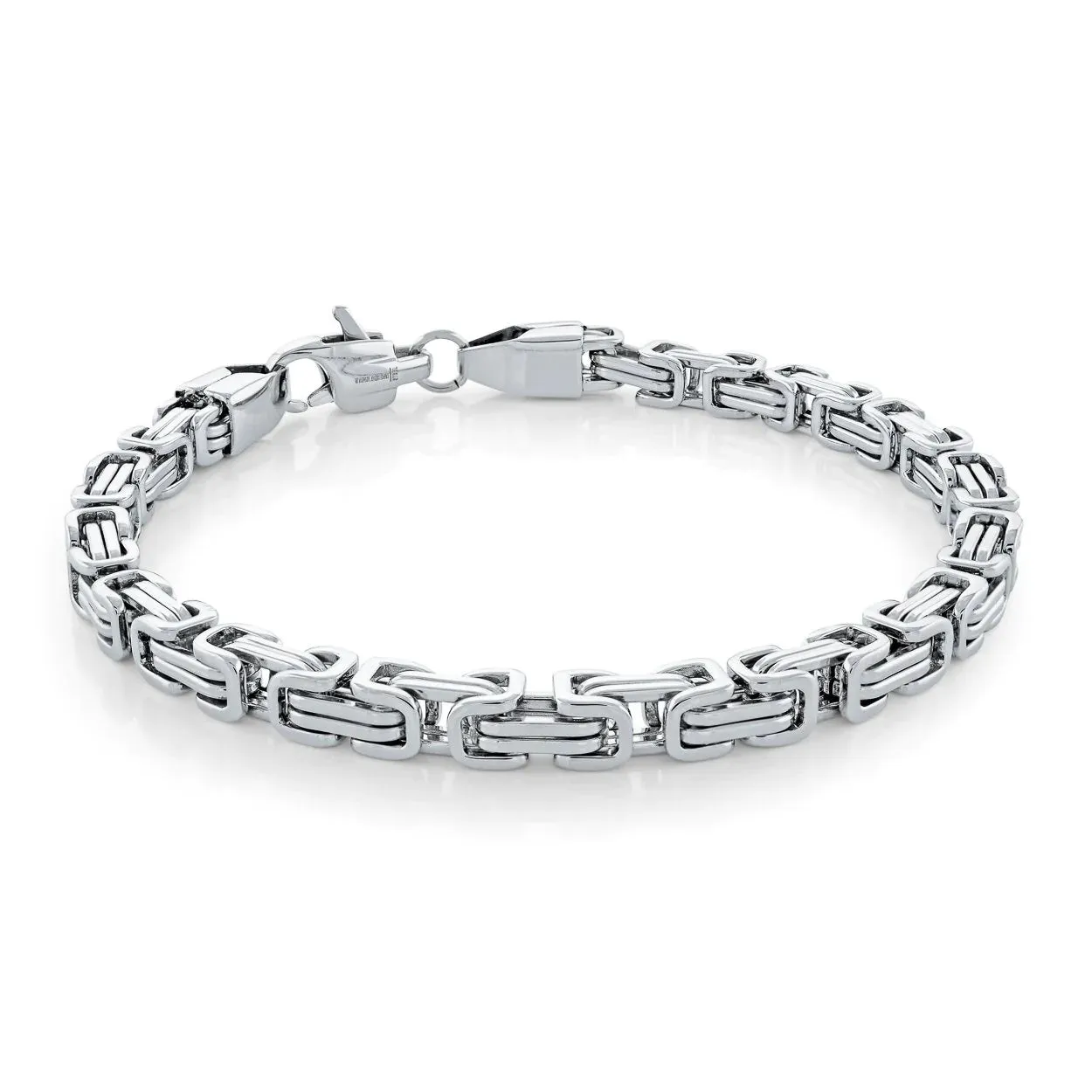 Italgem Stainless Steel (5.5mm) King Link Bracelet 8.5"