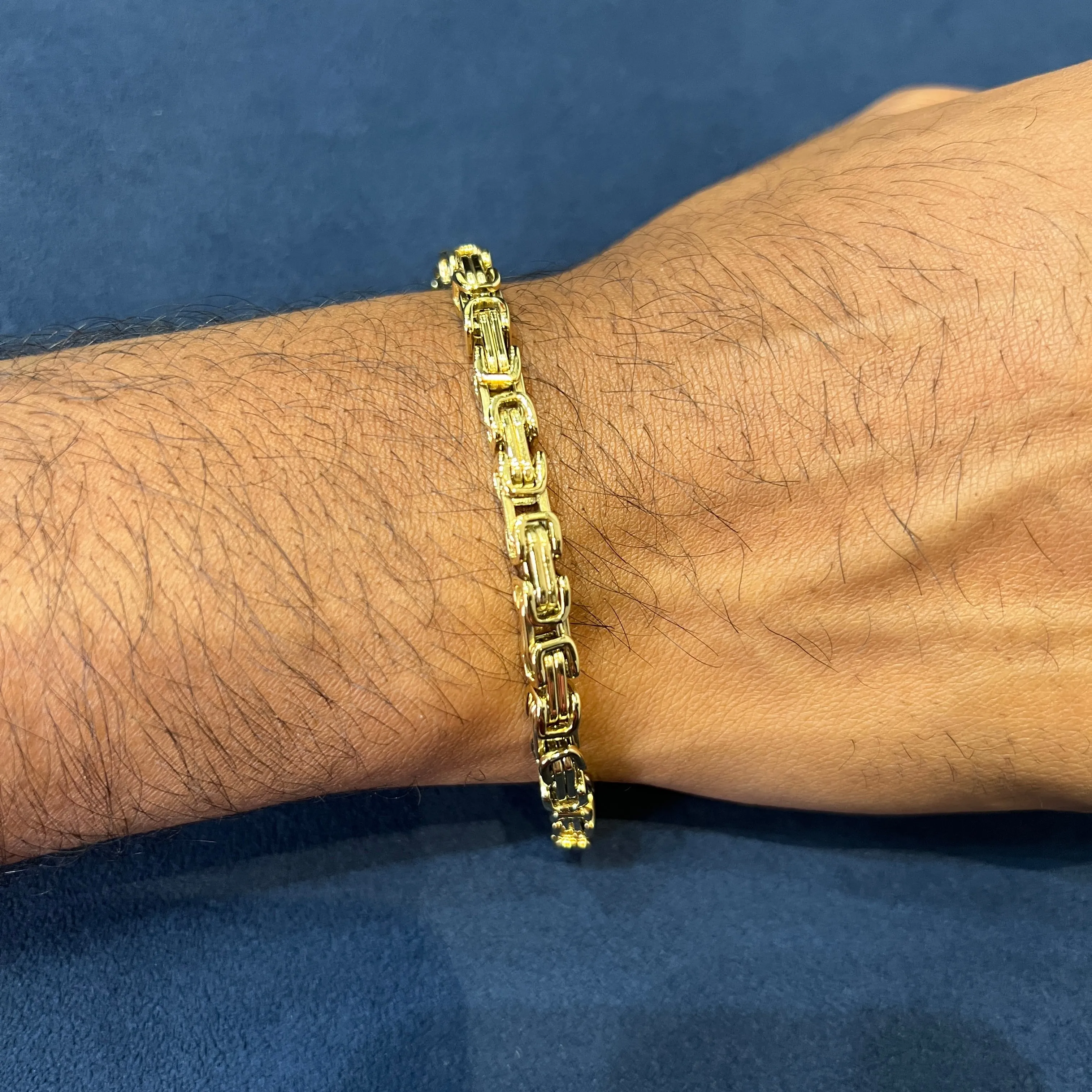 Italgem Stainless Steel (5.5mm) King Link Bracelet 8.5"