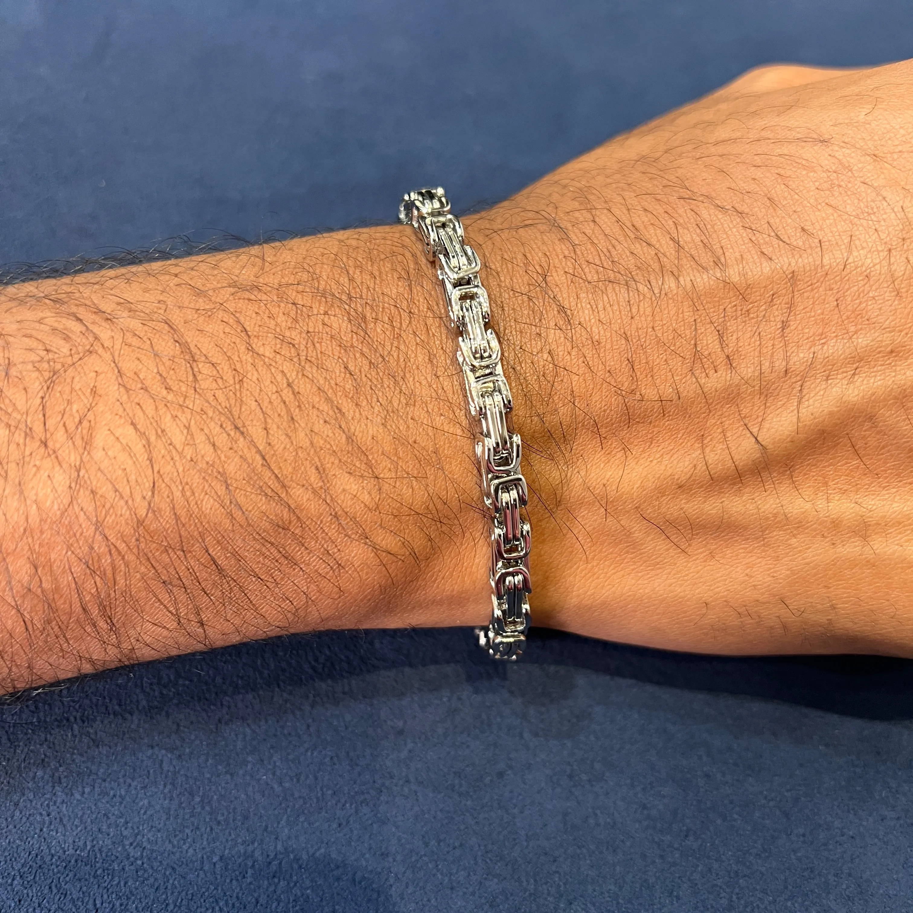 Italgem Stainless Steel (5.5mm) King Link Bracelet 8.5"