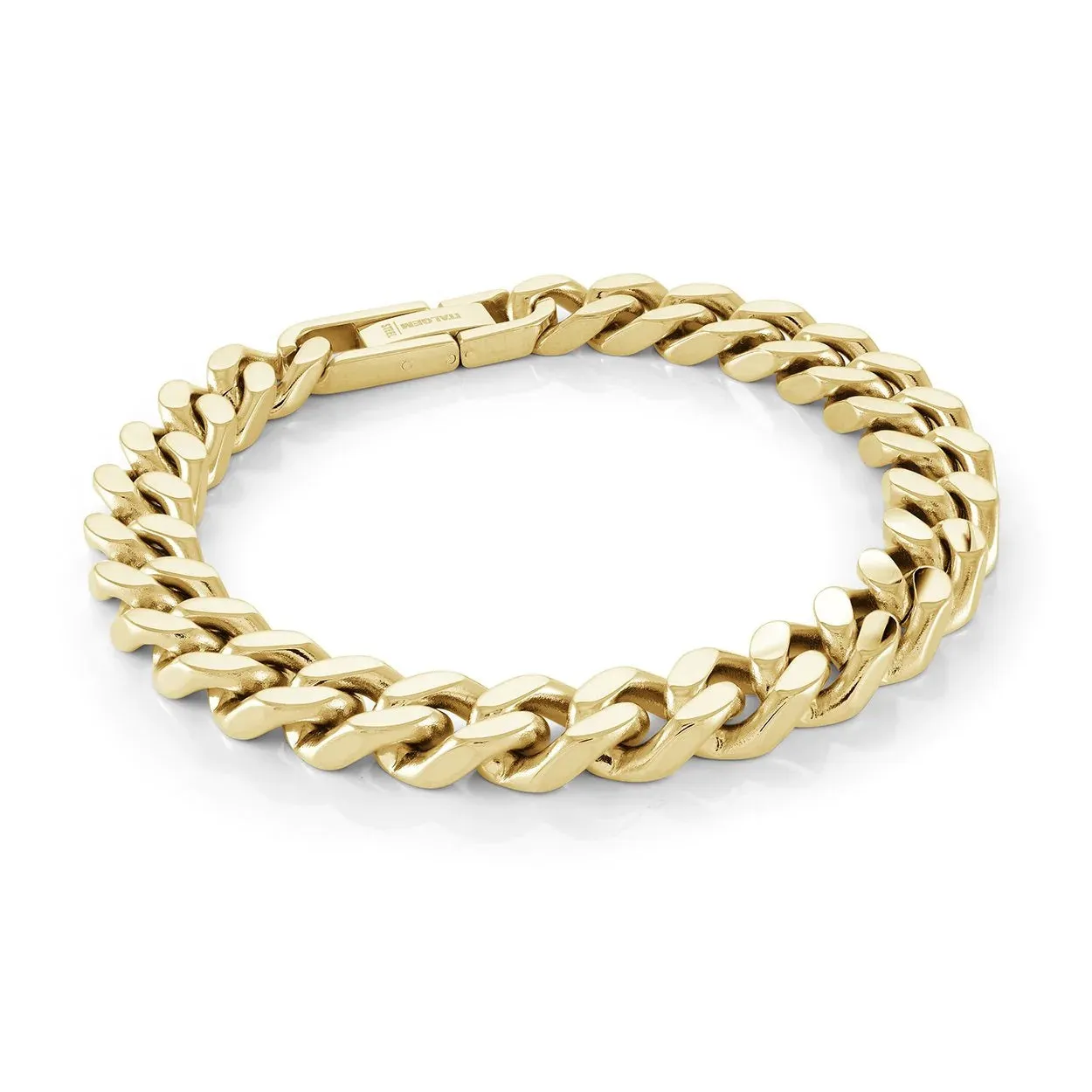 Italgem Stainless Steel (9.4mm) Curb Link Bracelet 8.5"