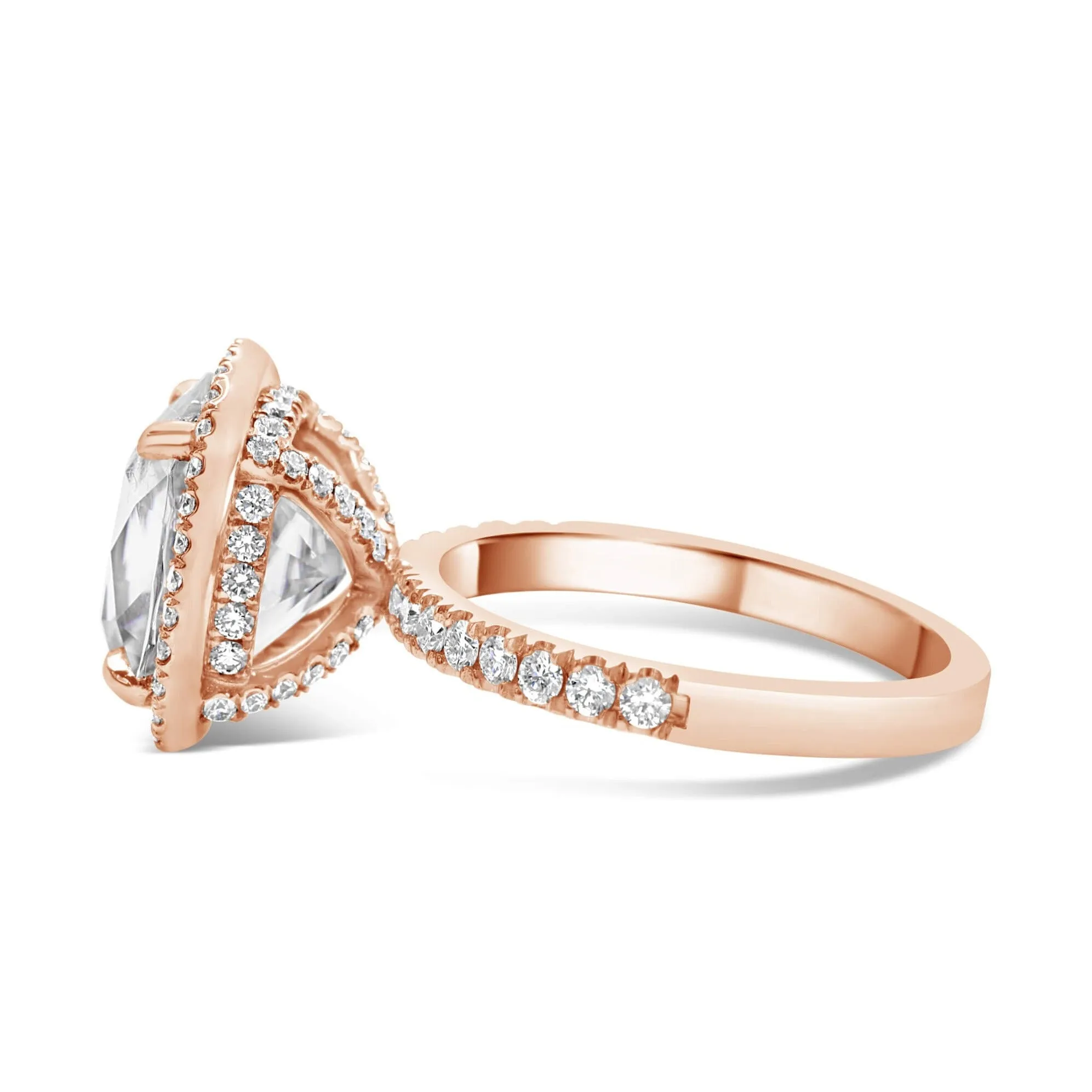 Jaymi | Elongated Cushion Moissanite Engagement Ring