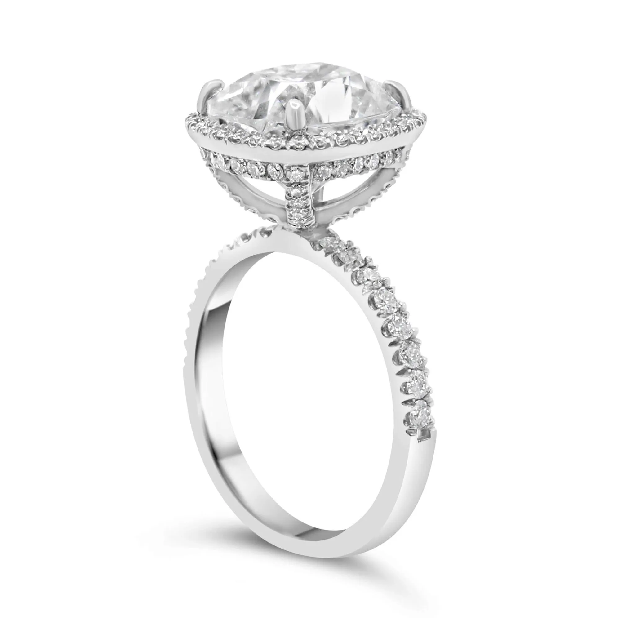 Jaymi | Elongated Cushion Moissanite Engagement Ring
