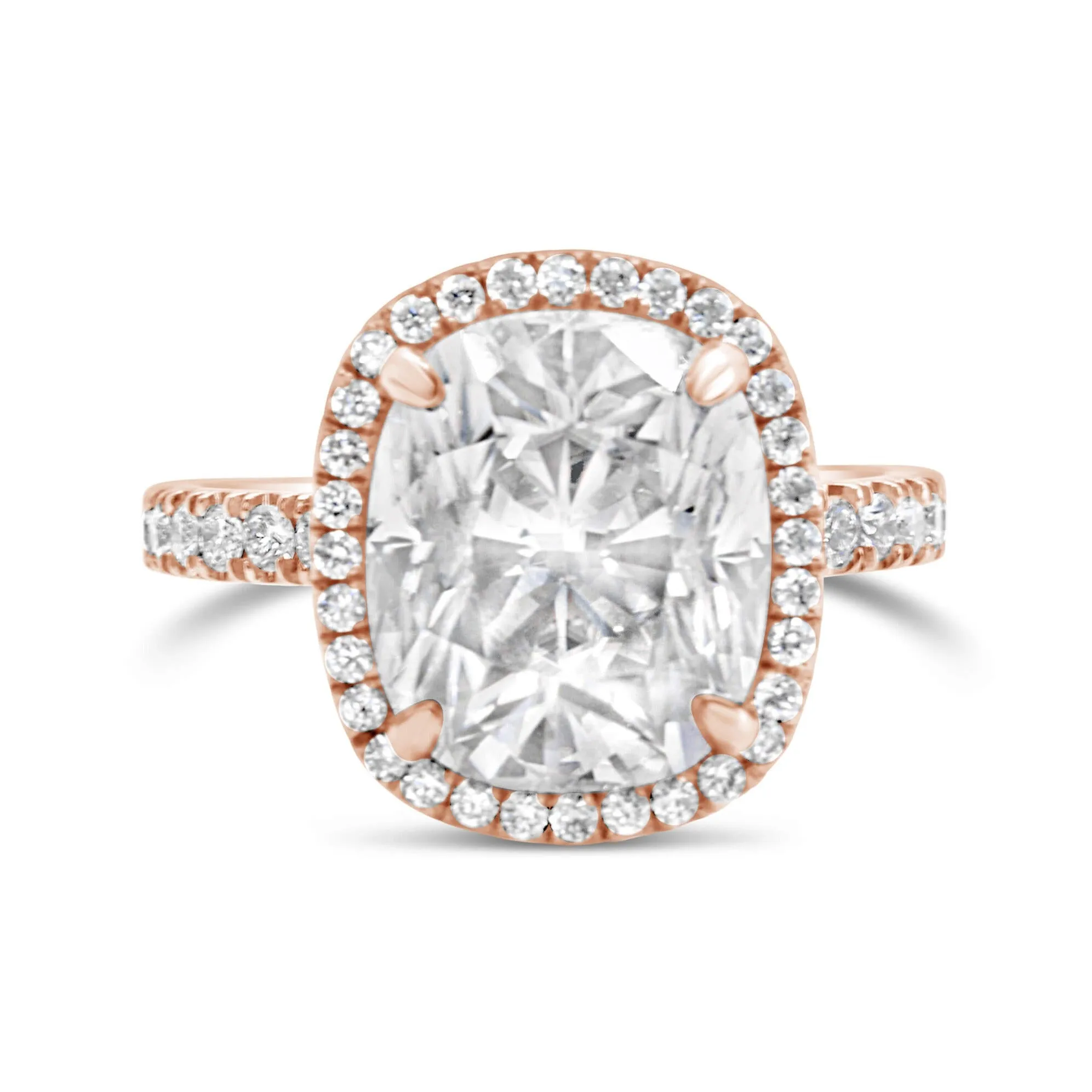 Jaymi | Elongated Cushion Moissanite Engagement Ring