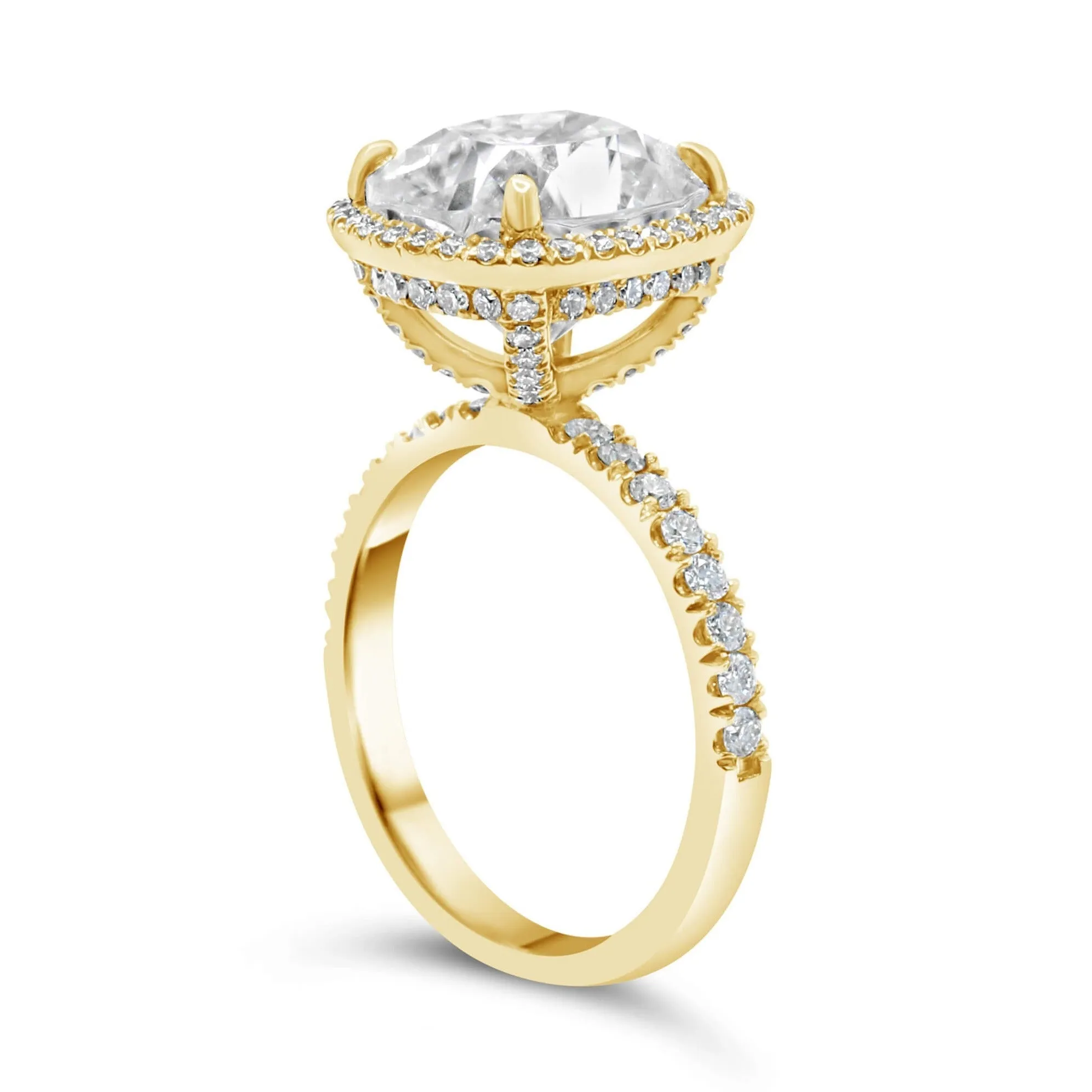 Jaymi | Elongated Cushion Moissanite Engagement Ring