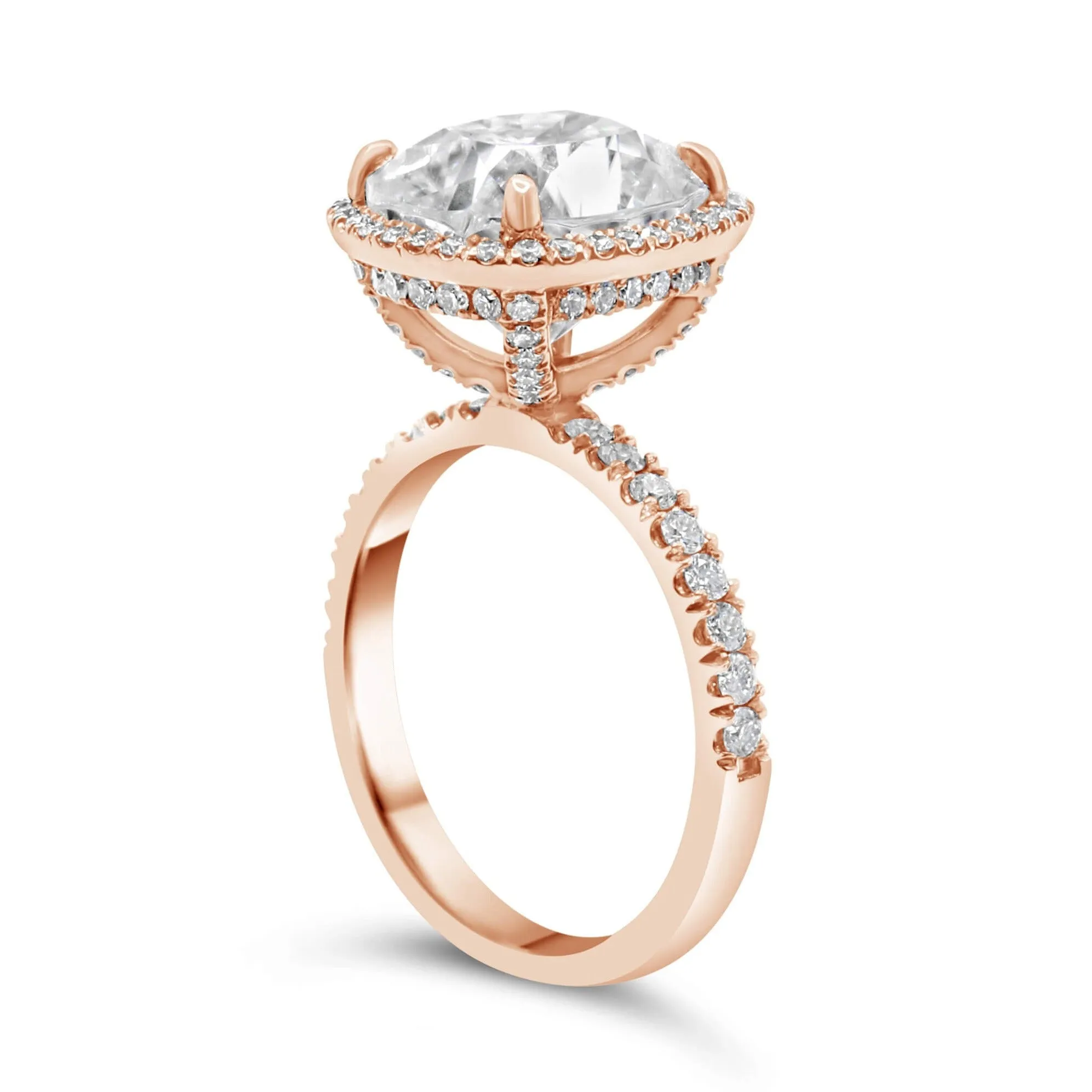 Jaymi | Elongated Cushion Moissanite Engagement Ring