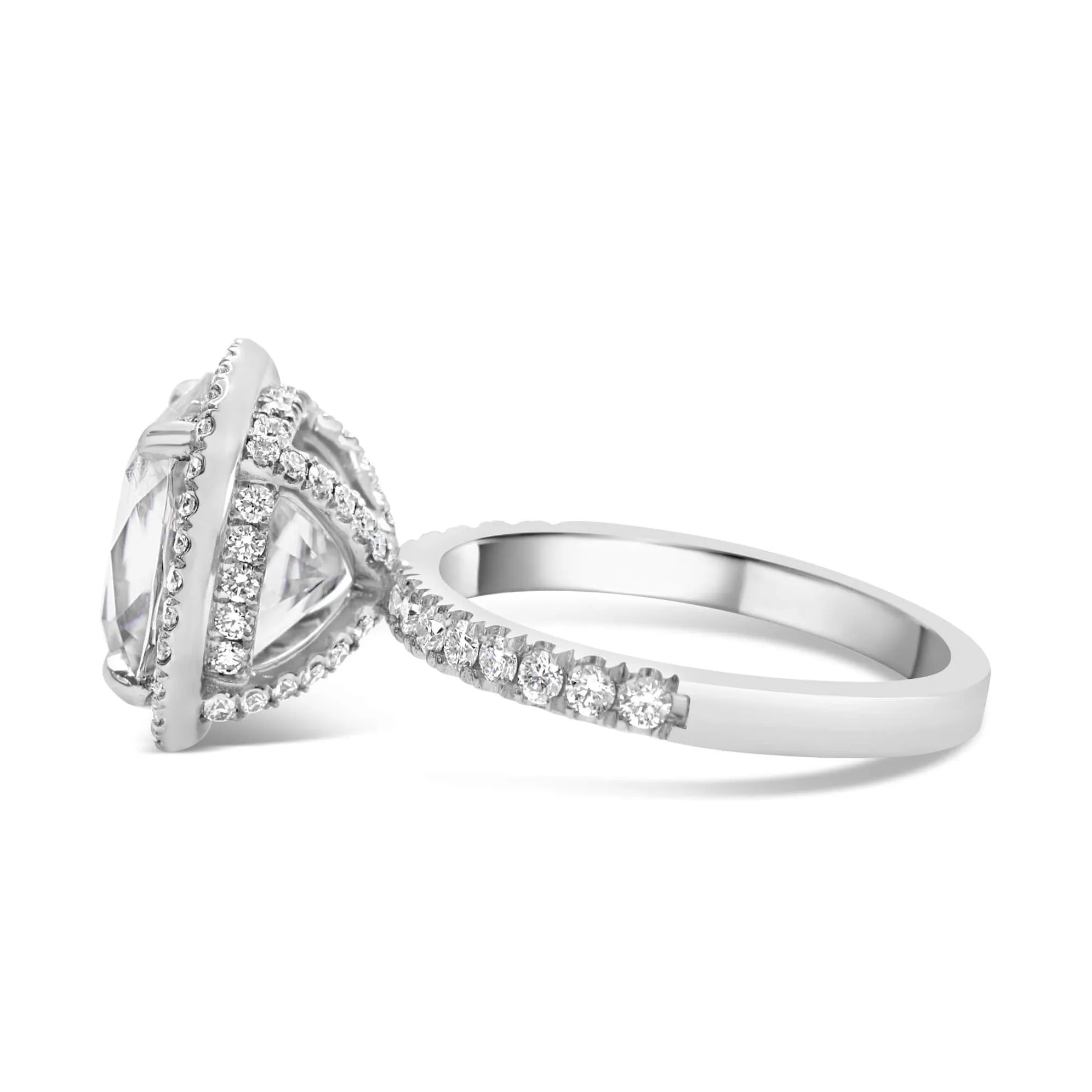 Jaymi | Elongated Cushion Moissanite Engagement Ring