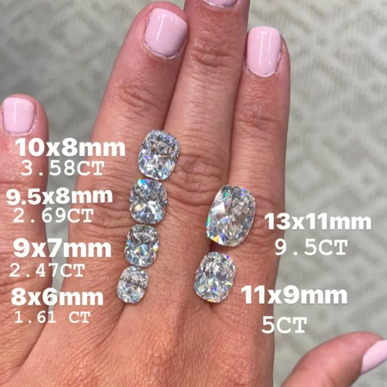 Jaymi | Elongated Cushion Moissanite Engagement Ring