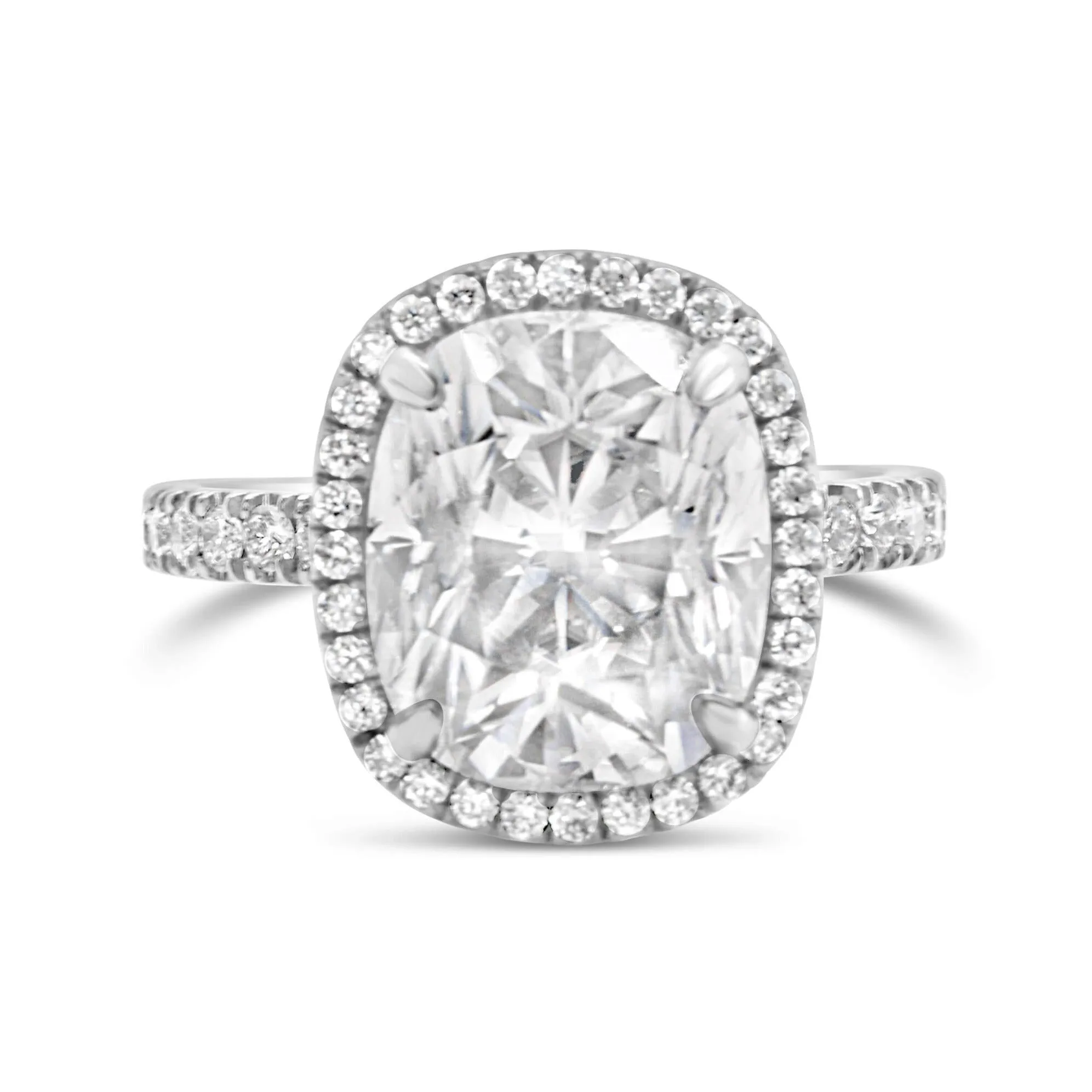 Jaymi | Elongated Cushion Moissanite Engagement Ring